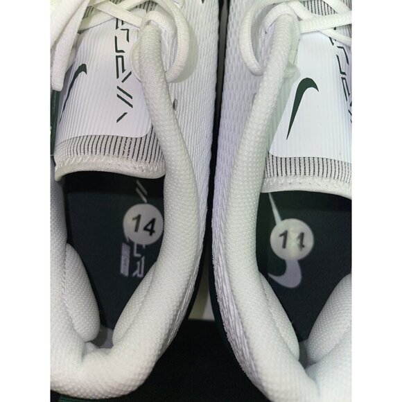 Nike Vapor Edge Speed 360 White & Green Football Cleats Men\'s Size 14 Shoes main image 5